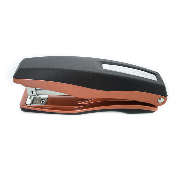 PraxxisPro Office Essentials - Basileus Full-Strip Ergonomic Grip Handheld Desktop Stapler - Crystal Copper