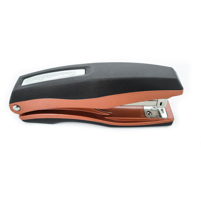 PraxxisPro Office Essentials - Basileus Full-Strip Ergonomic Grip Handheld Desktop Stapler - Crystal Copper