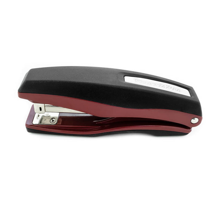 PraxxisPro Office Essentials - Basileus Full-Strip Ergonomic Grip Handheld Desktop Stapler - Merlot