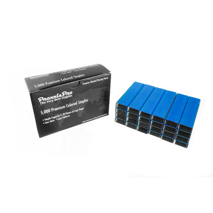 PraxxisPro Office Essentials - Premium Standard Blue Staples