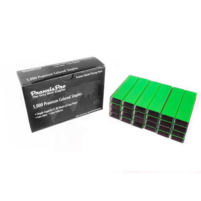 PraxxisPro Office Essentials - Premium Standard Green Staples