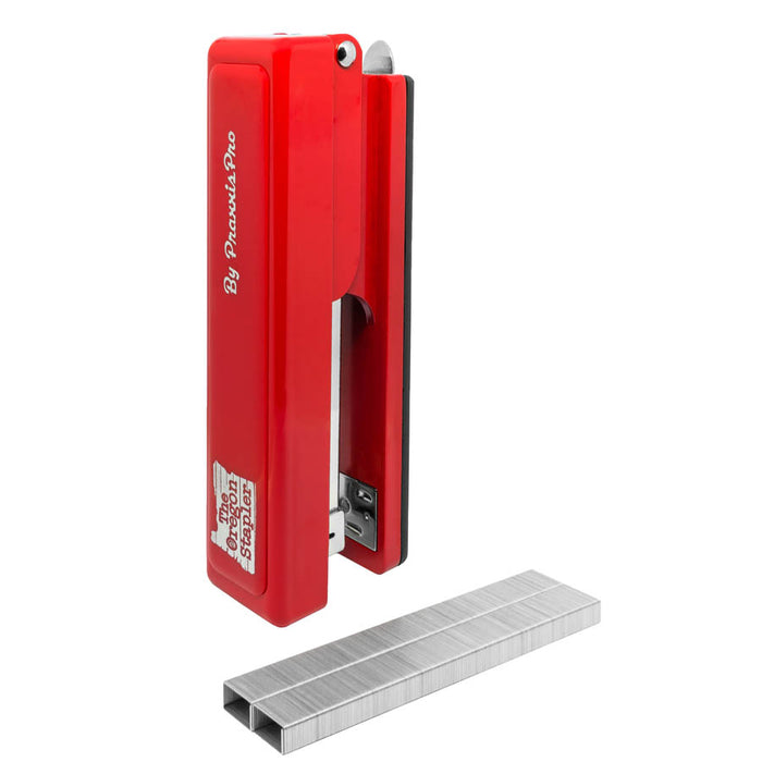 The Oregon Stapler, our red desktop stapler is proudly made in America.