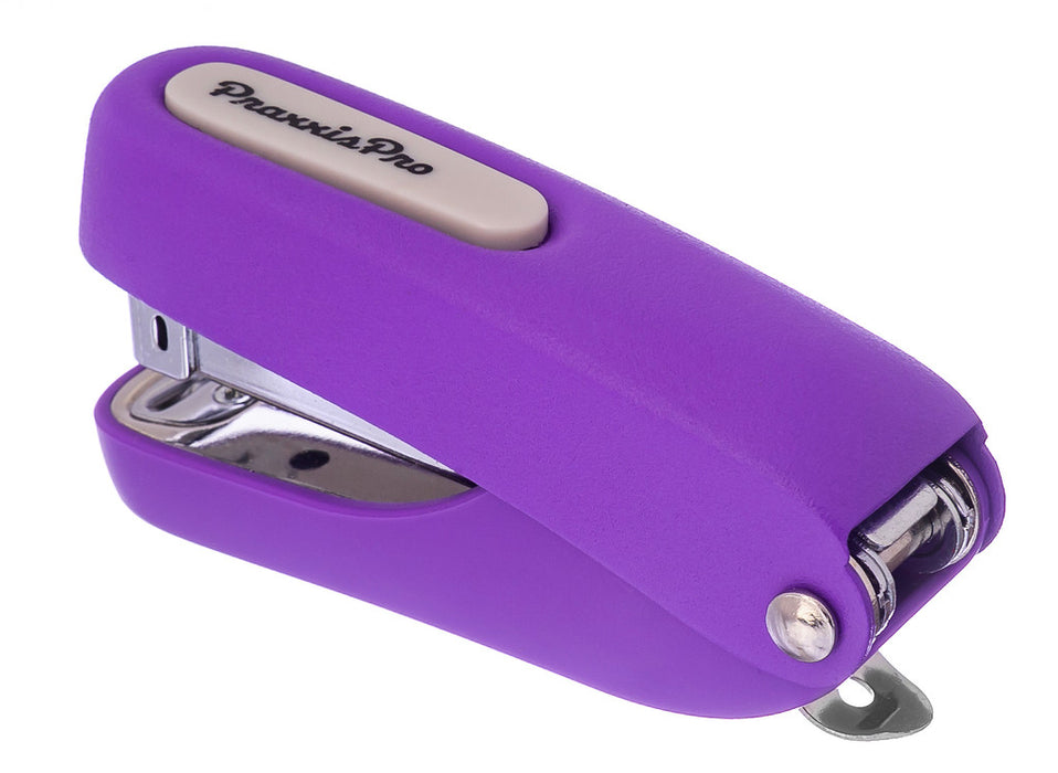 Aria-Plus Half-Strip Mini Stapler with Staples (Purple)