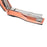 PraxxisPro Office Essentials - Basileus Full-Strip Ergonomic Grip Handheld Desktop Stapler - Crystal Copper