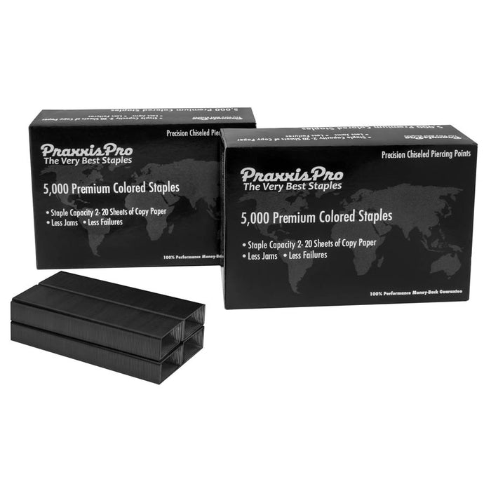 PraxxisPro Office Essentials - Premium Standard Black Staples