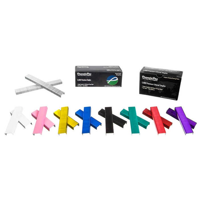 PraxxisPro Office Essentials - Premium Standard Colored Staples