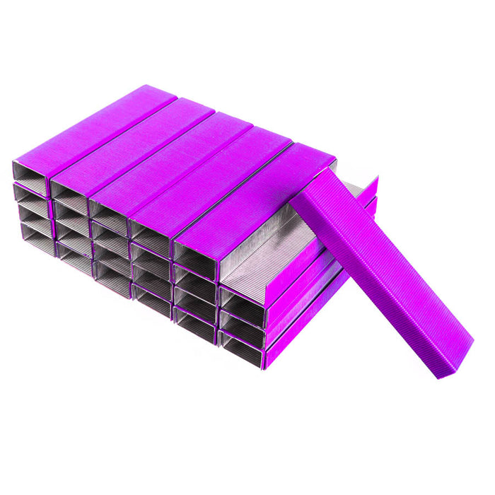 Bazic Standard Stapler With 500 Staples - Bright Random Colors - Model 622