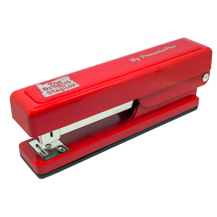 The Oregon Stapler, our red desktop stapler is proudly made in America.